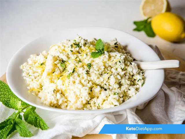 Creamy lemon cauli-rice