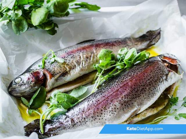 Simple grilled trout