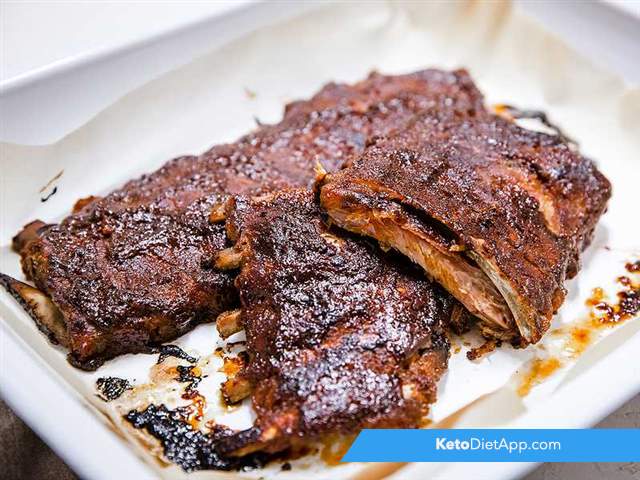 American style smothered ribs