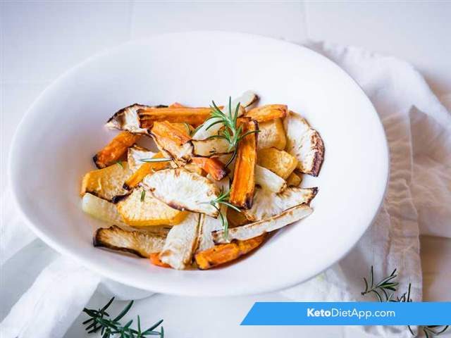 Grilled root vegetables