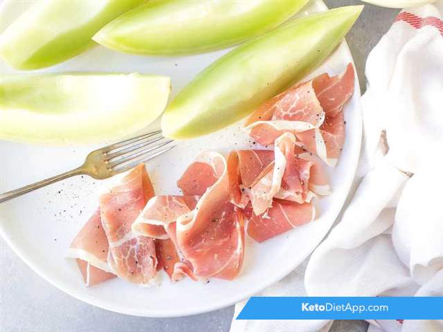 Melon & prosciutto salad