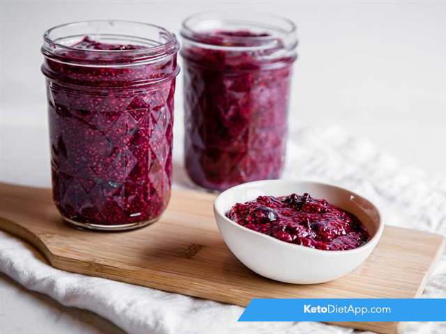 Triple berry chia jam