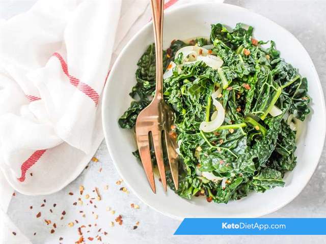 Braised kale