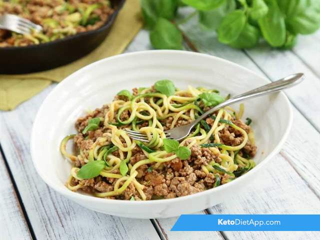 Turkey ragu with zoodles