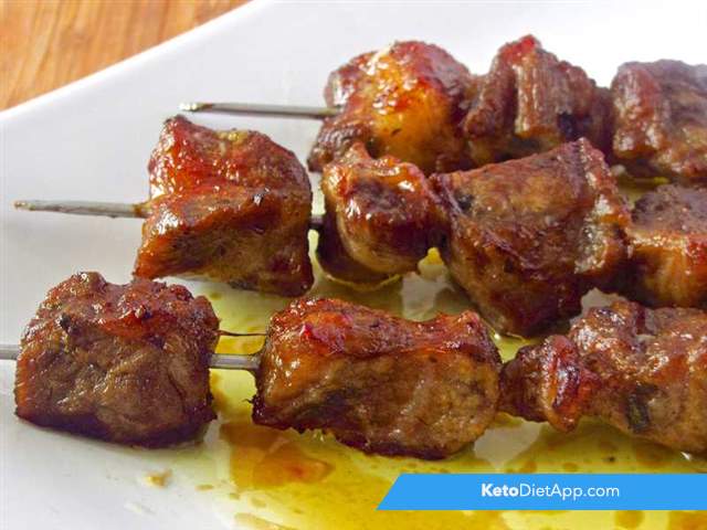 Pork skewers