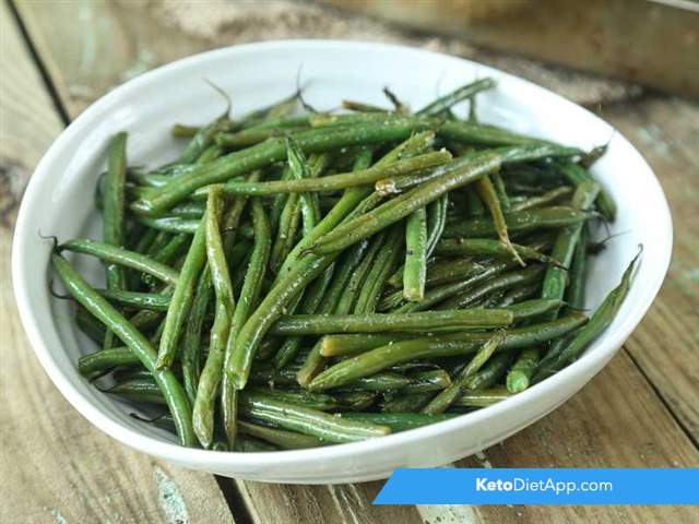 Buttered green beans