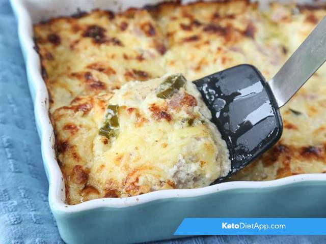 Chicken & jalapeno popper casserole