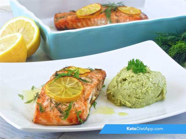 Lemon baked salmon