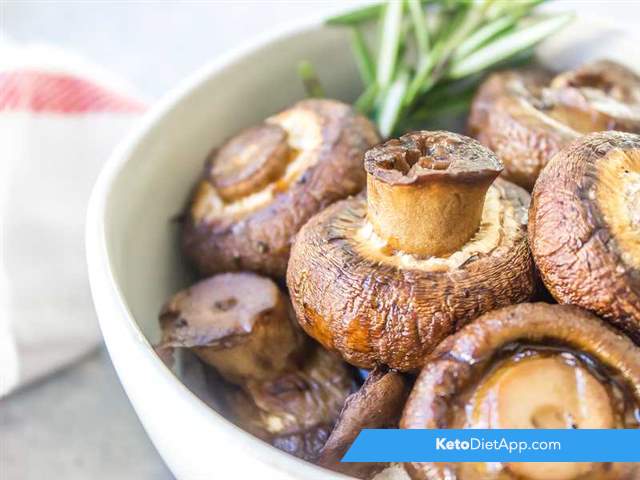 Grilled mushrooms