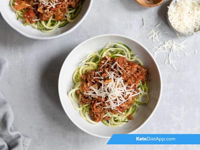 Faux spaghetti Bolognese