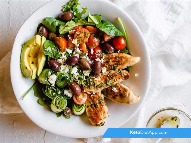 Mediterranean chicken salad