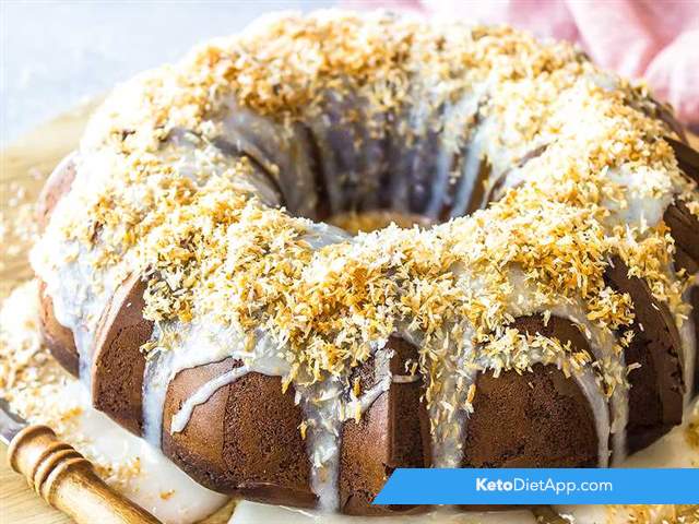 Toasted coconut Bundt cake